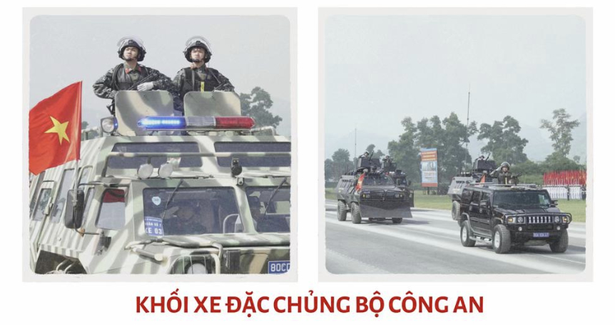 Khối xe đặc chủng Bộ Công An